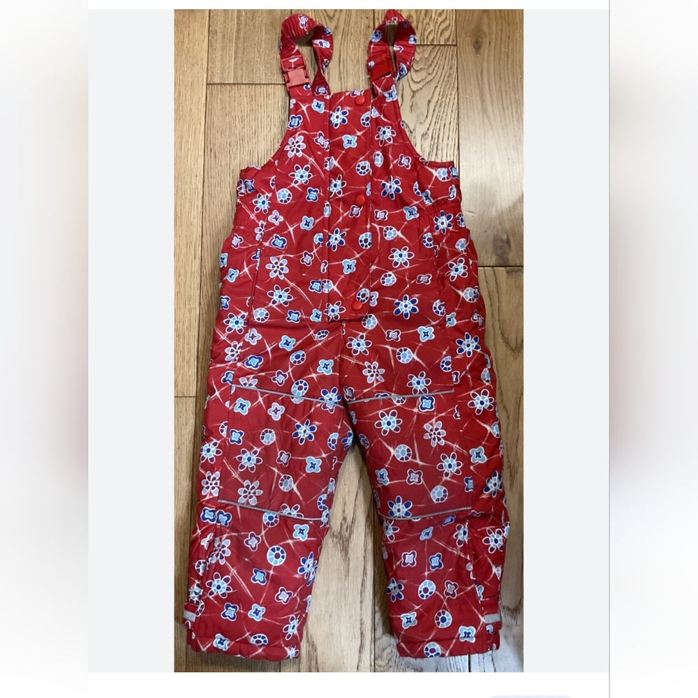Hanna Andersson Girls Snow Pants Bib size 80